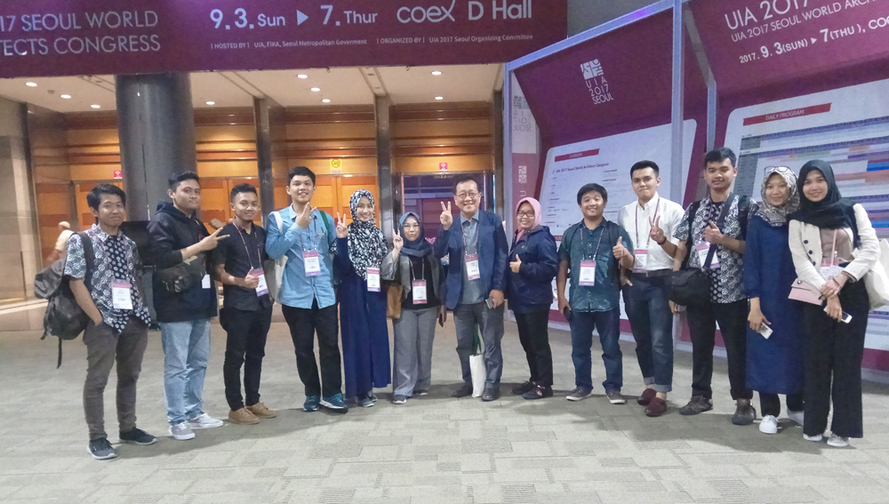 Mahasiswa FTSP UII Ikuti UIA 2017 Seoul World Architects Congress Korea