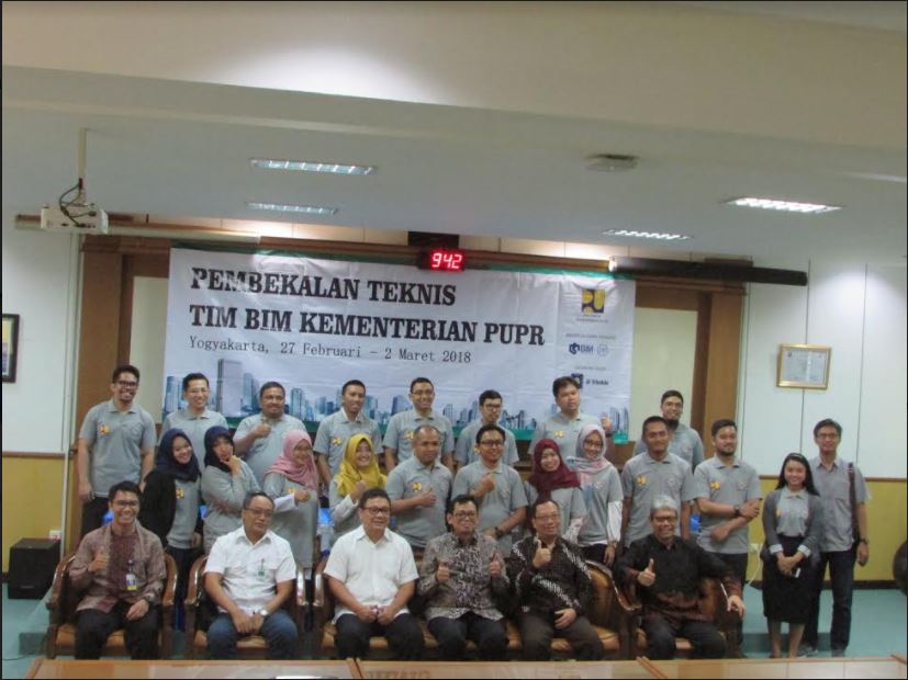 PPAr FTSP UII Bersama Kementerian PUPR Gelar Pembekalan Teknis BIM PUPR